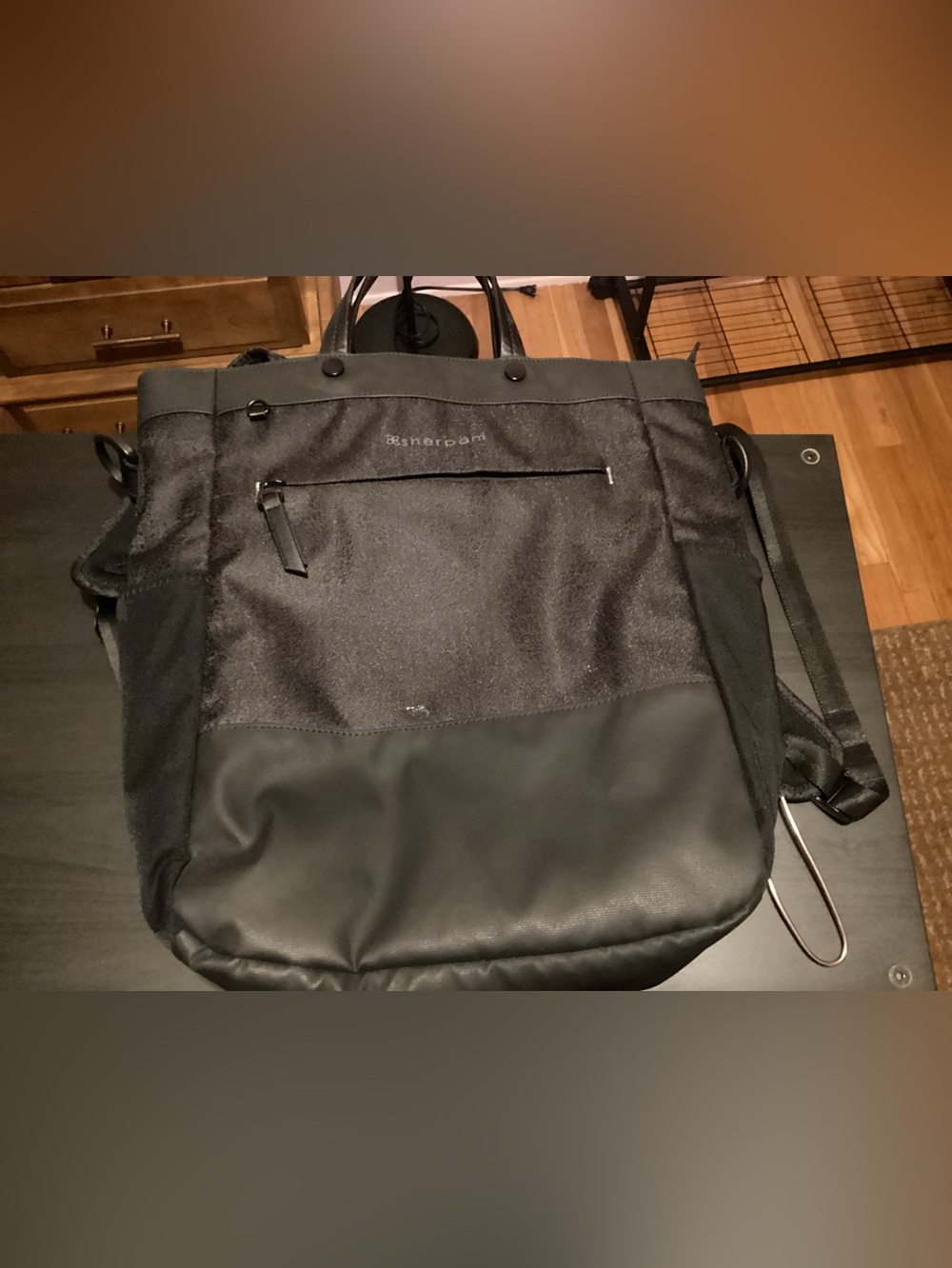 Sherpani Black backpack - crossbody - tote